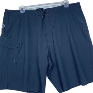 Honolua Mens 42 Boardshorts Black Swimming Bathing Suit Summer Sport Casual